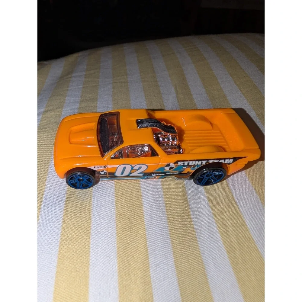 2012 Hot Wheels Mega Loop Mayhem Orange Bedlam Stunt Team #02 1:64 Diecast Rare